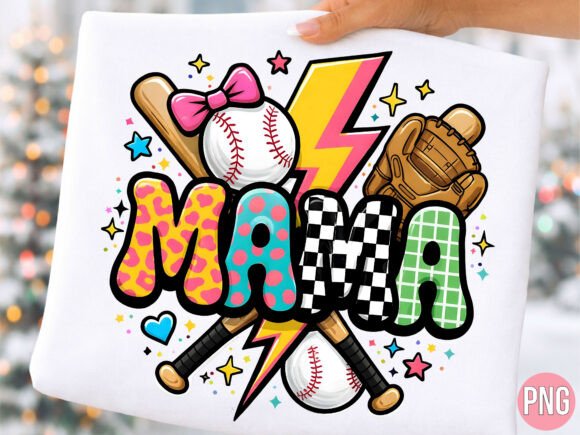 Baseball Softball Mama Sports Bow PNG: A Practical Asset for Creative Projects