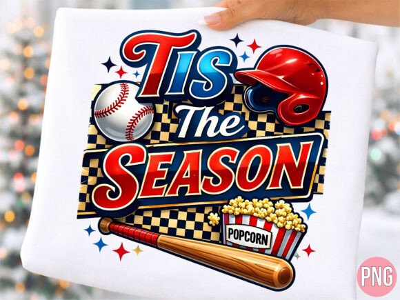 Designing Holiday Cheer: A Guide to the Tis the Season Baseball Sport PNG Shirt