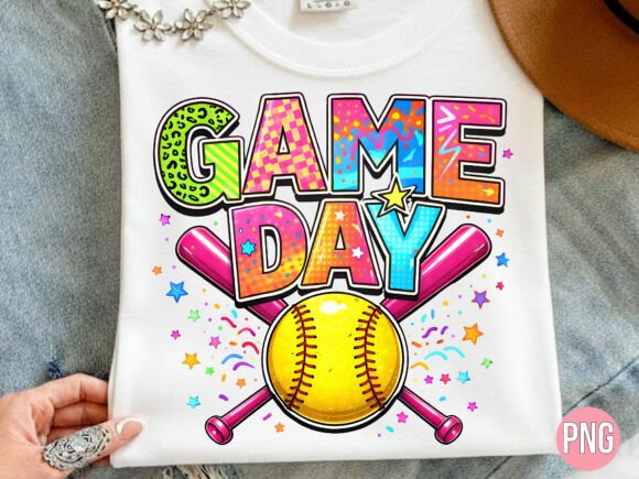 Elevating Your Creative Portfolio with Game Day Softball Pink Bat Sports PNG
