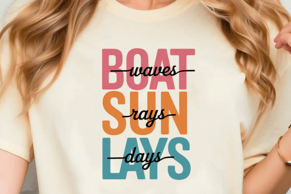Integrating Boat Waves Sun Rays Lake Days SVG PNG into Your Creative Workflow