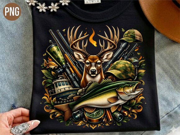 Mastering Outdoor Design with Deer & Bass PNGs