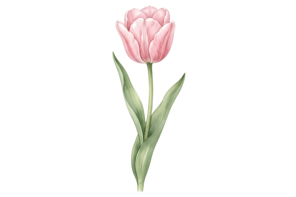 Pink Flower PNG for Fairy Garden Designs
