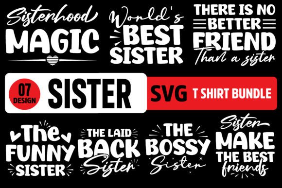 Unleash Creativity with the Funny Sister Squad SVG Bundle